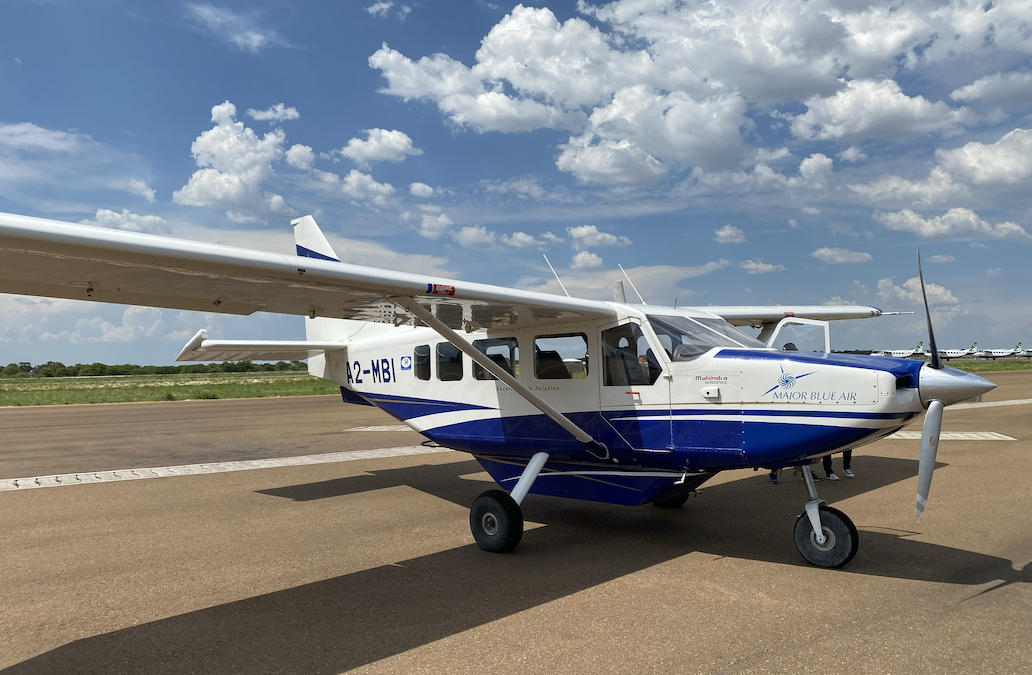 Botswana safari bush flight