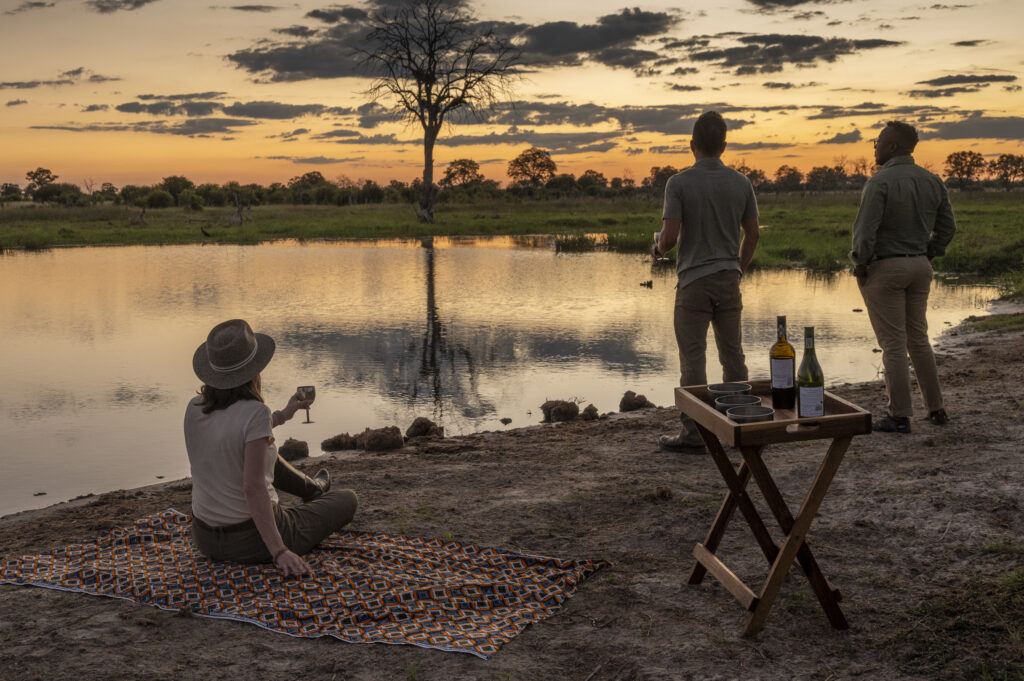 sundowner on safari